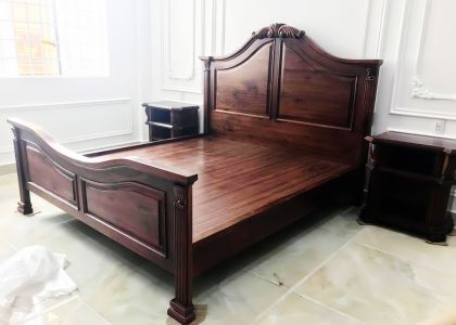  Giường ngủ gỗ đẹp GNHG20