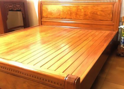 Giường ngủ gỗ đẹp GNHG05