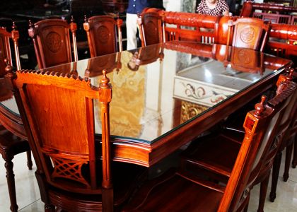 Bộ bàn ăn gỗ Hương BAHG03