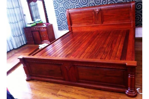  Giường ngủ gỗ đẹp GNHG16