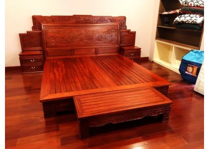  Giường ngủ gỗ đẹp GNHG18