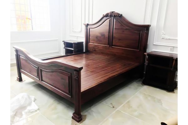  Giường ngủ gỗ đẹp GNHG20
