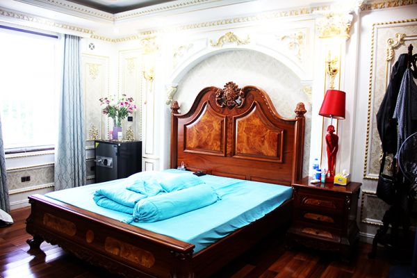 Giường ngủ gỗ đẹp GNHG06