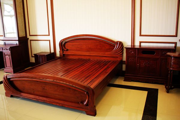 Giường ngủ gỗ đẹp GNHG09