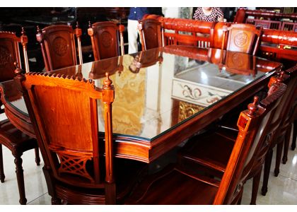 Bộ bàn ăn gỗ Hương BAHG03